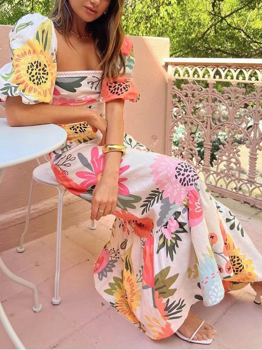 JO | Maxi dress with floral print