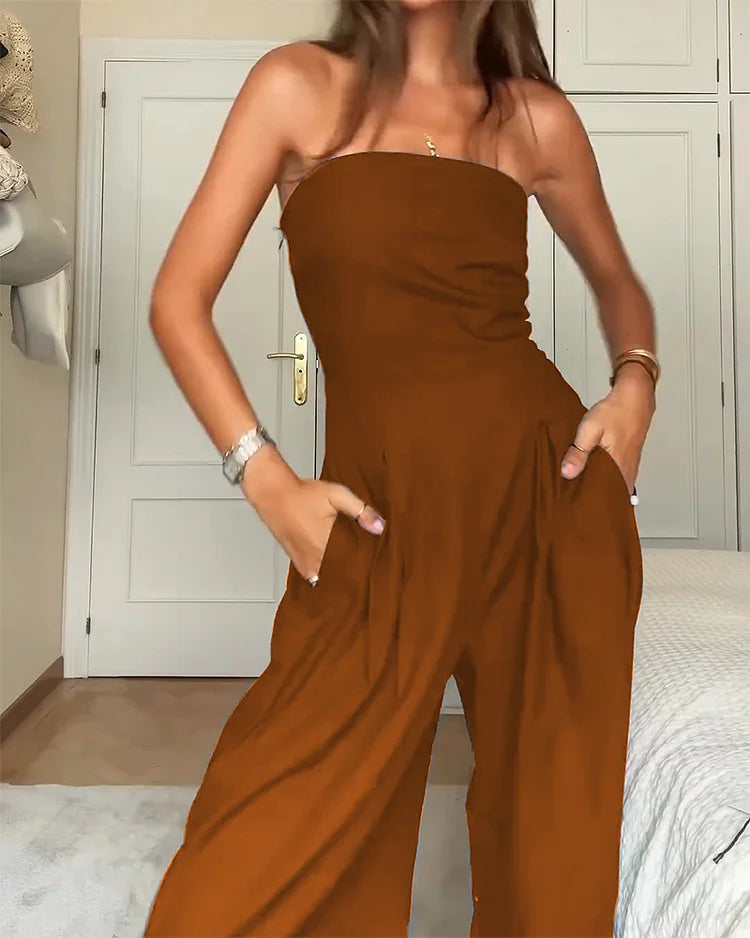 JO | Strapless jumpsuit for women