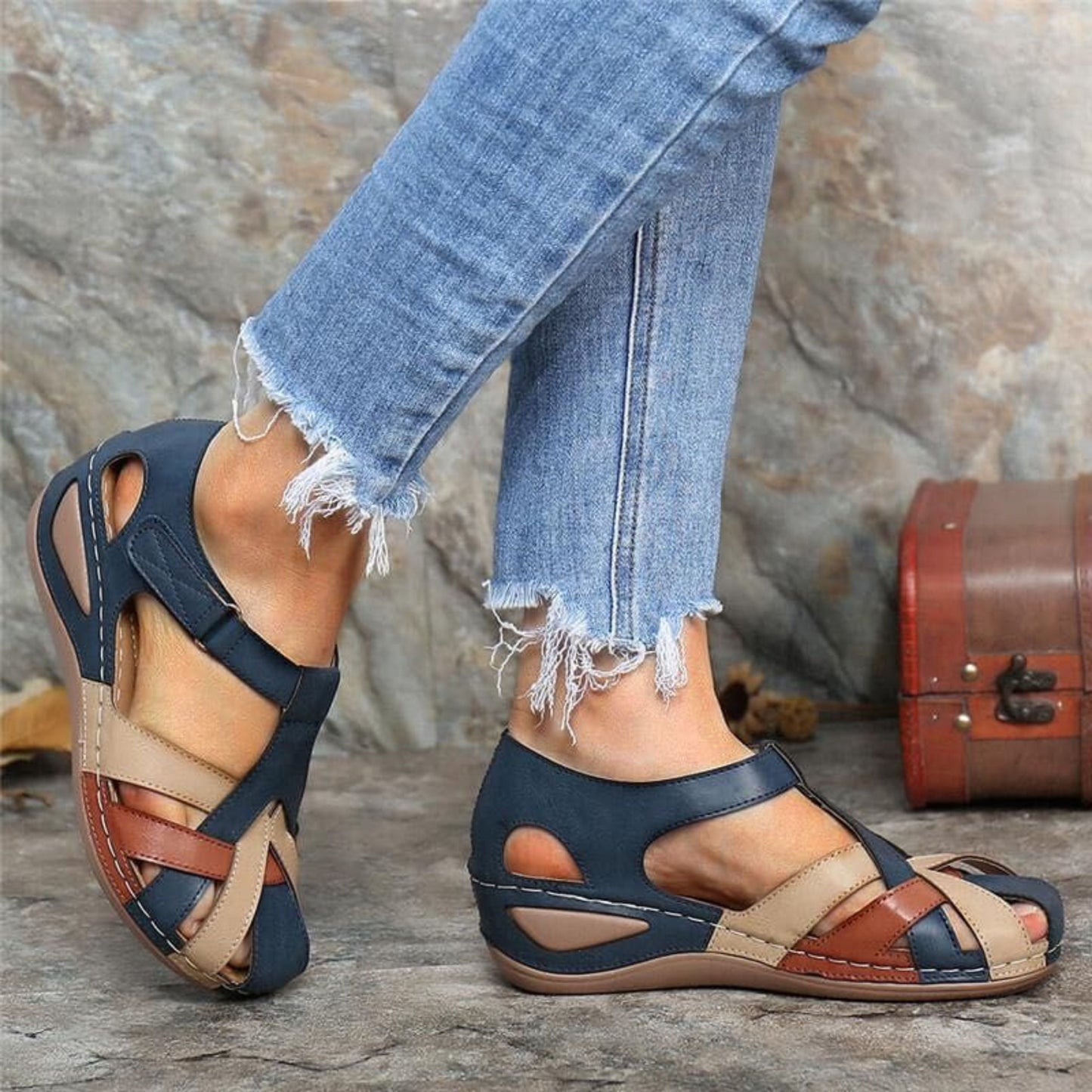 JO | | Sandals with wedge heel for women