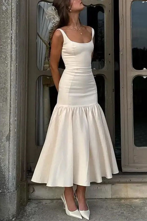 JO | Ruffle midi dress