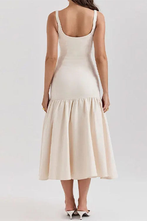 JO | Ruffle midi dress
