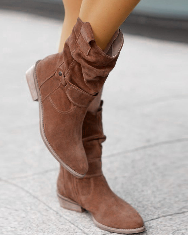 JO | Trendy boots with low heels