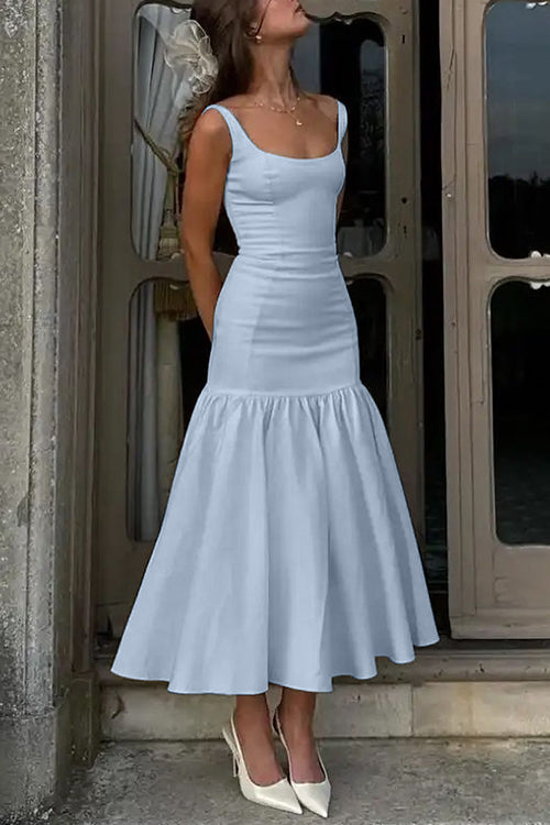 JO | Ruffle midi dress