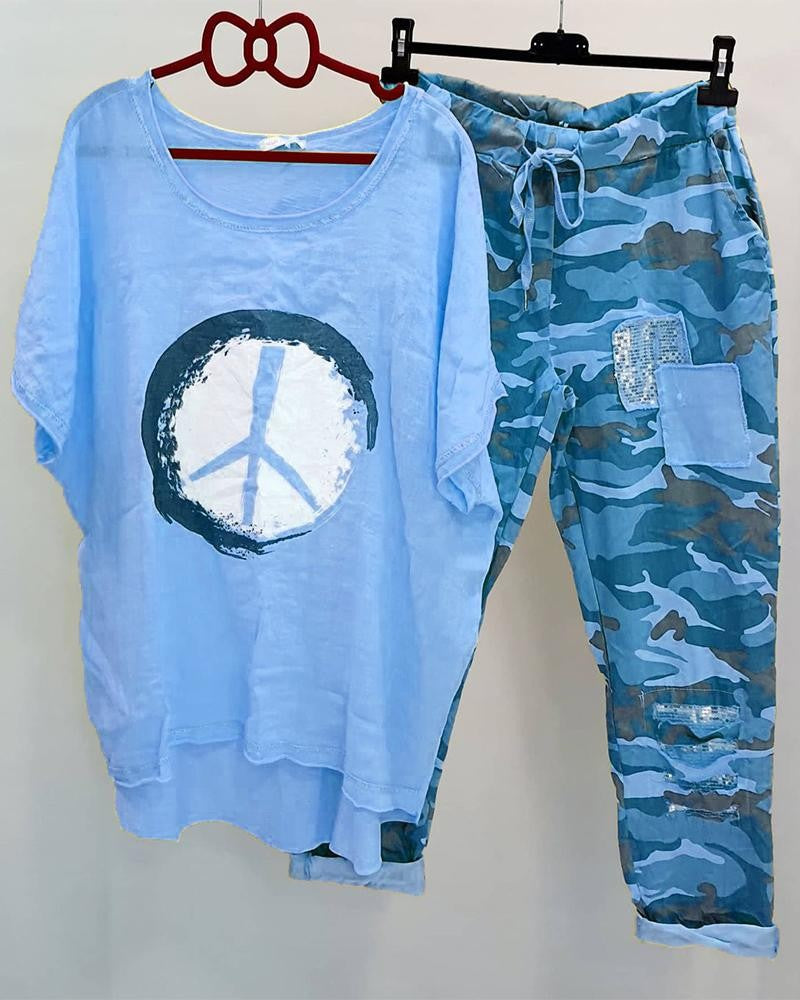 JO | Camouflage-coloured patchwork set