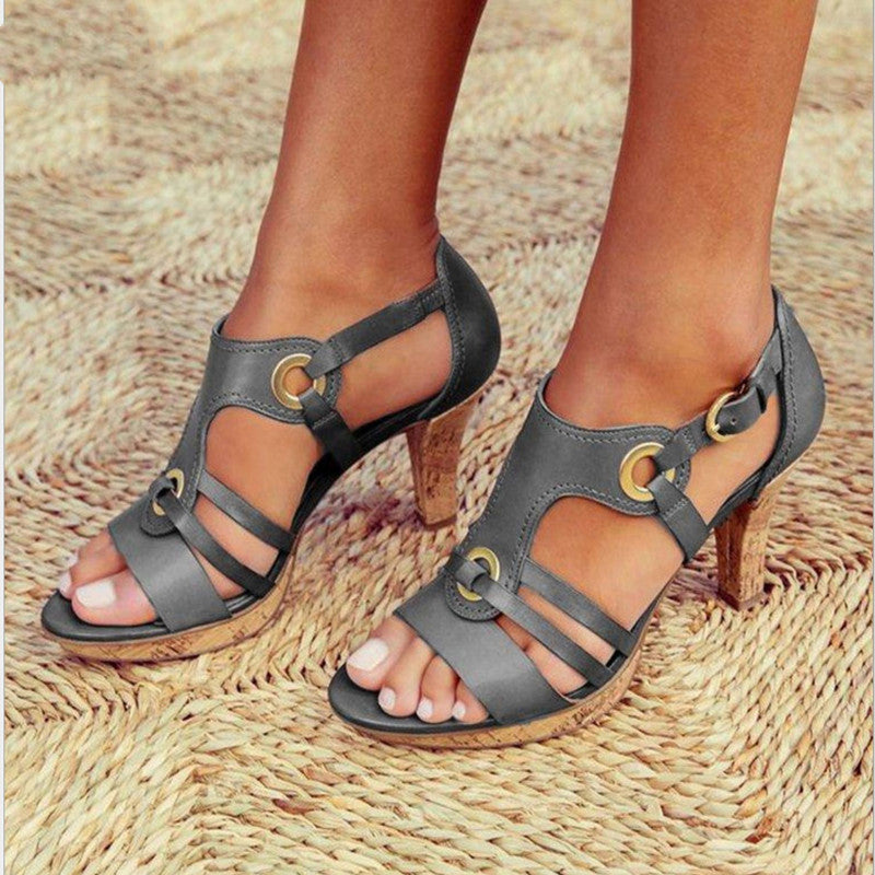 JO | | Comfortable sandals with high heels