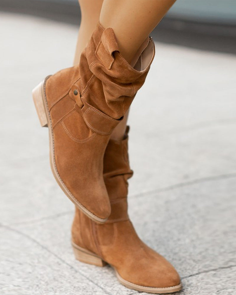 JO | Trendy boots with low heels