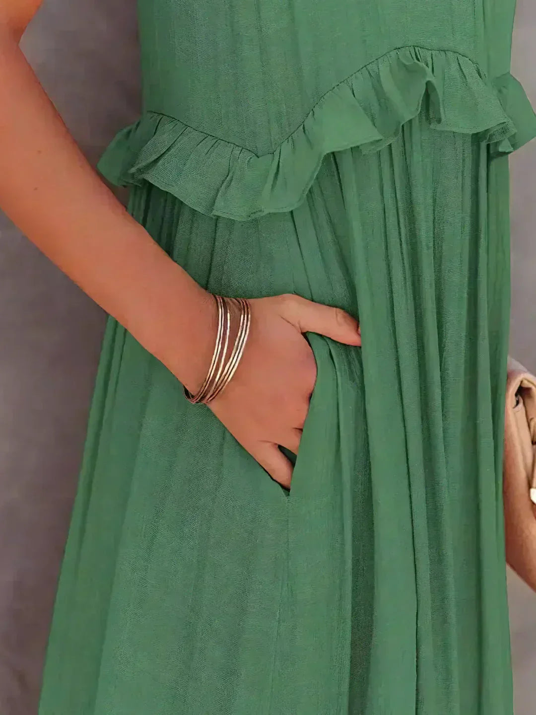 JO | Effortless Ruffle Maxi Dress