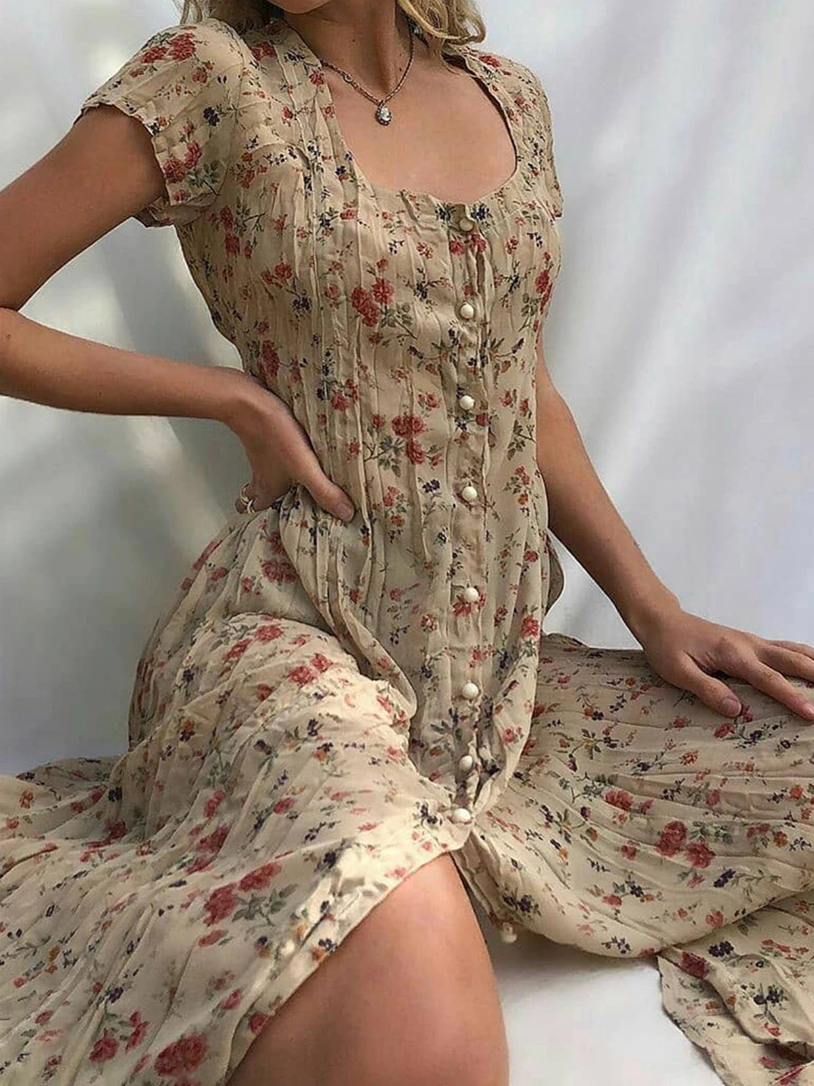 JO | Elegant and colorful summer dress