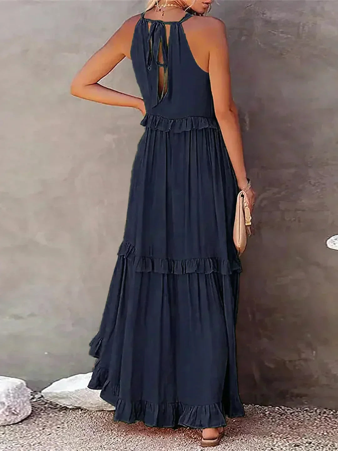 JO | Effortless Ruffle Maxi Dress