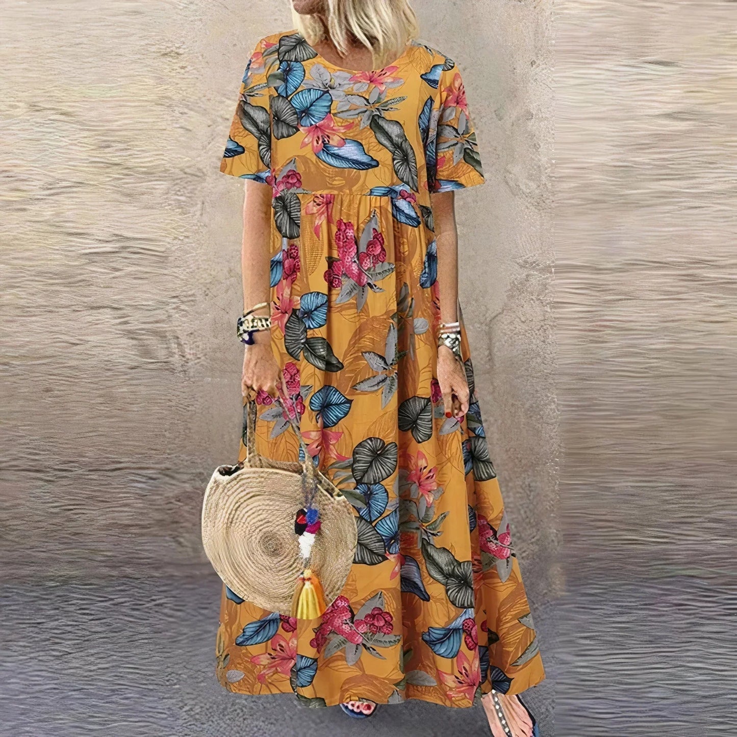 JO | Boho Breeze maxi dress with floral print