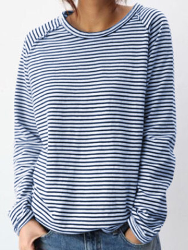 JO | Striped long sleeve top