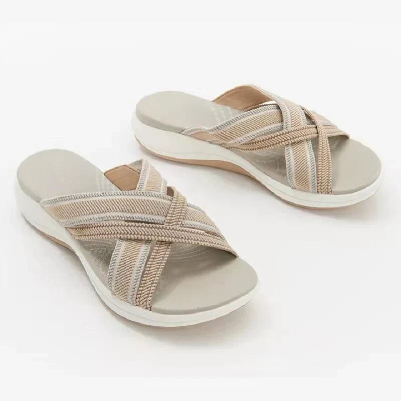JO | | Women's platform sandals with elastic band
