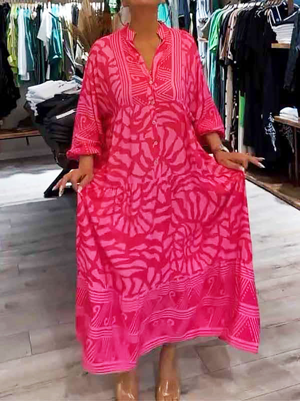 JO | Effortless midi dress with V-neckline