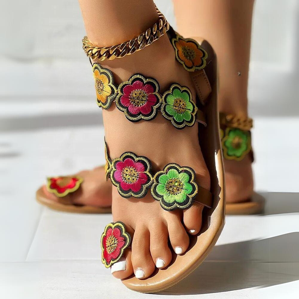 JO | - Floral sandals for women