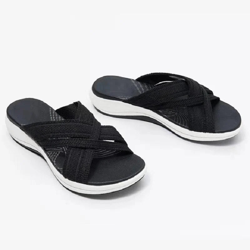 JO | | Women's platform sandals with elastic band