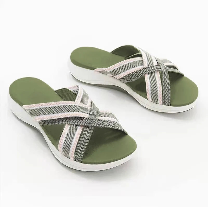 JO | | Women's platform sandals with elastic band