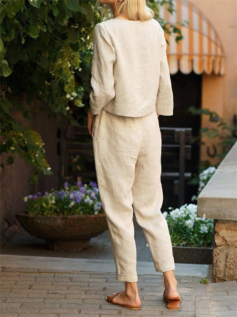 JO | Elegant, colourful 2-piece summer set