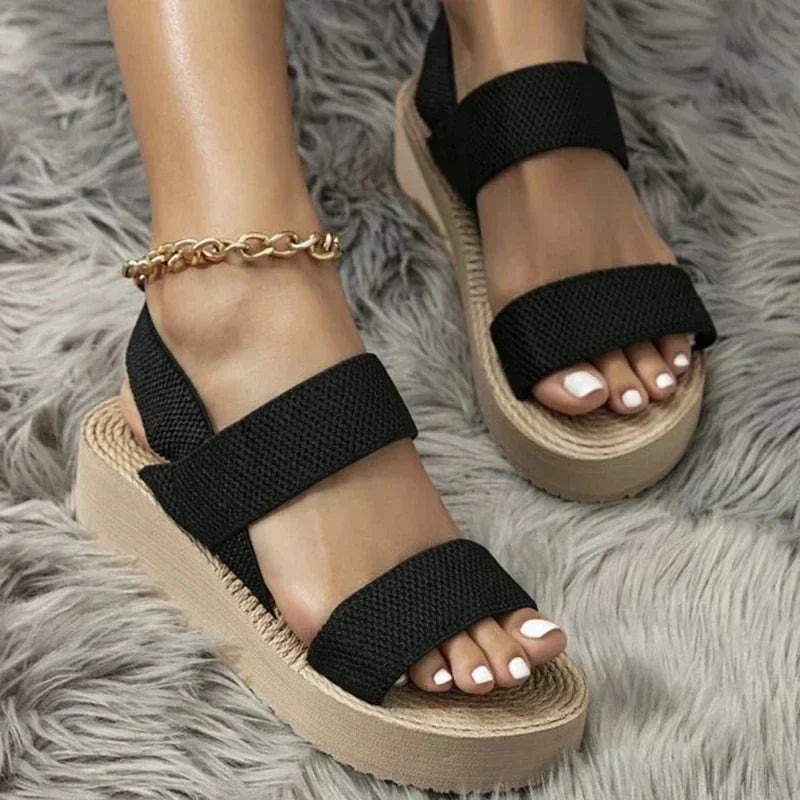 JO | | Elegant sandals with wedge heel for ultimate comfort