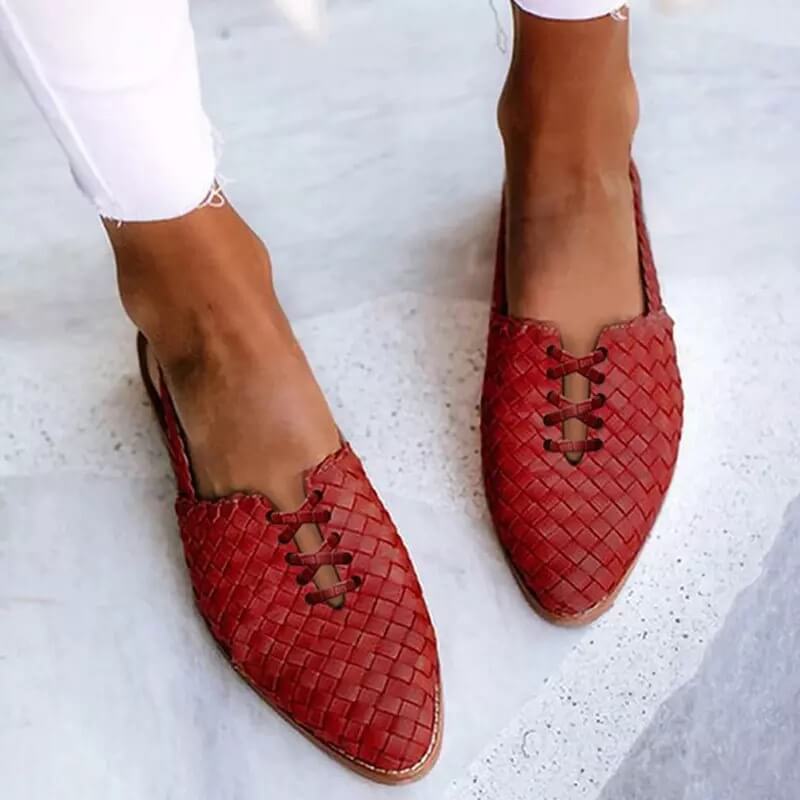 JO | Woven slip-on flats