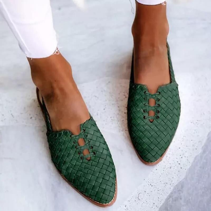JO | Woven slip-on flats