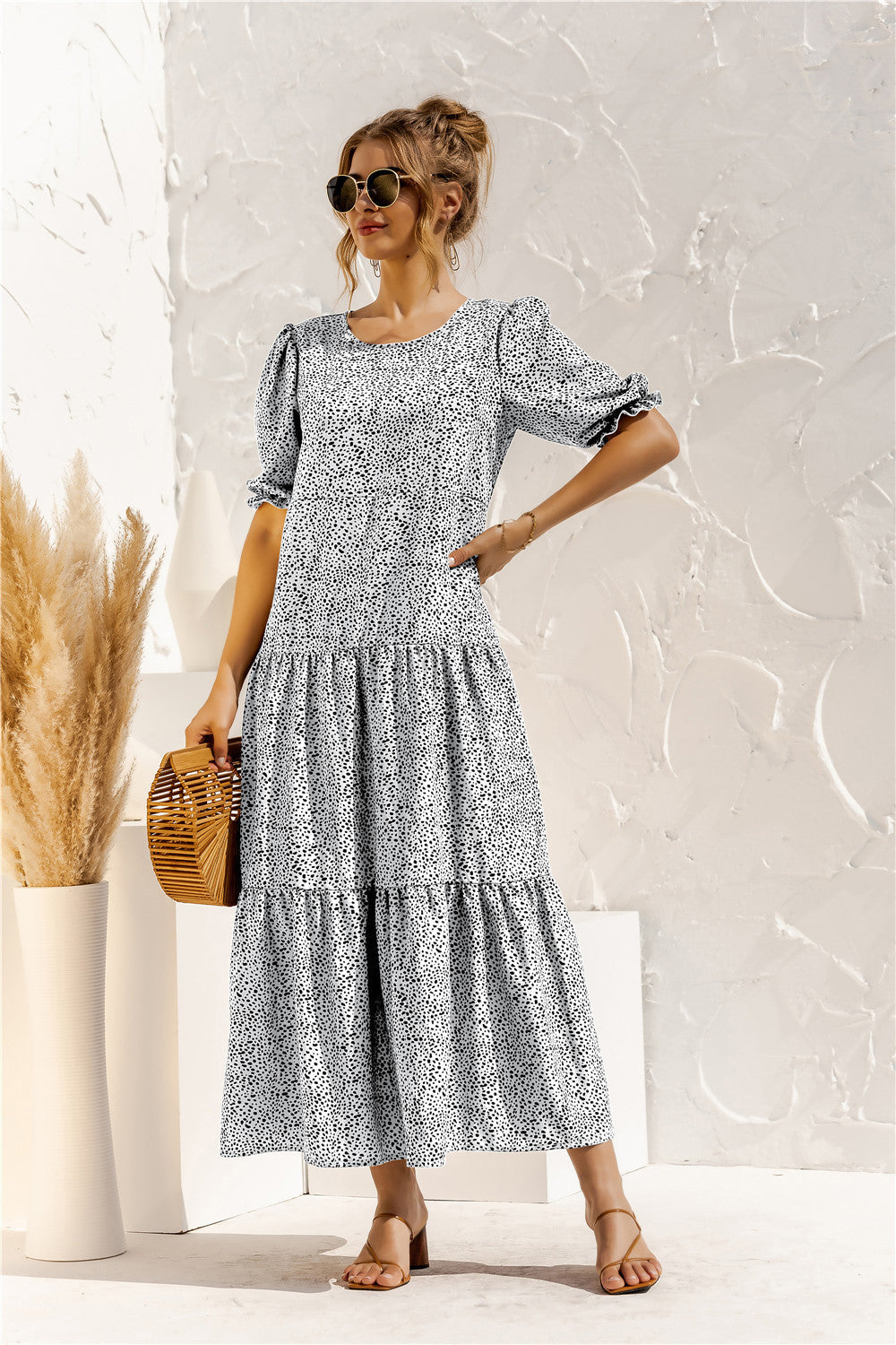 JO | Gingham midi dress for every day