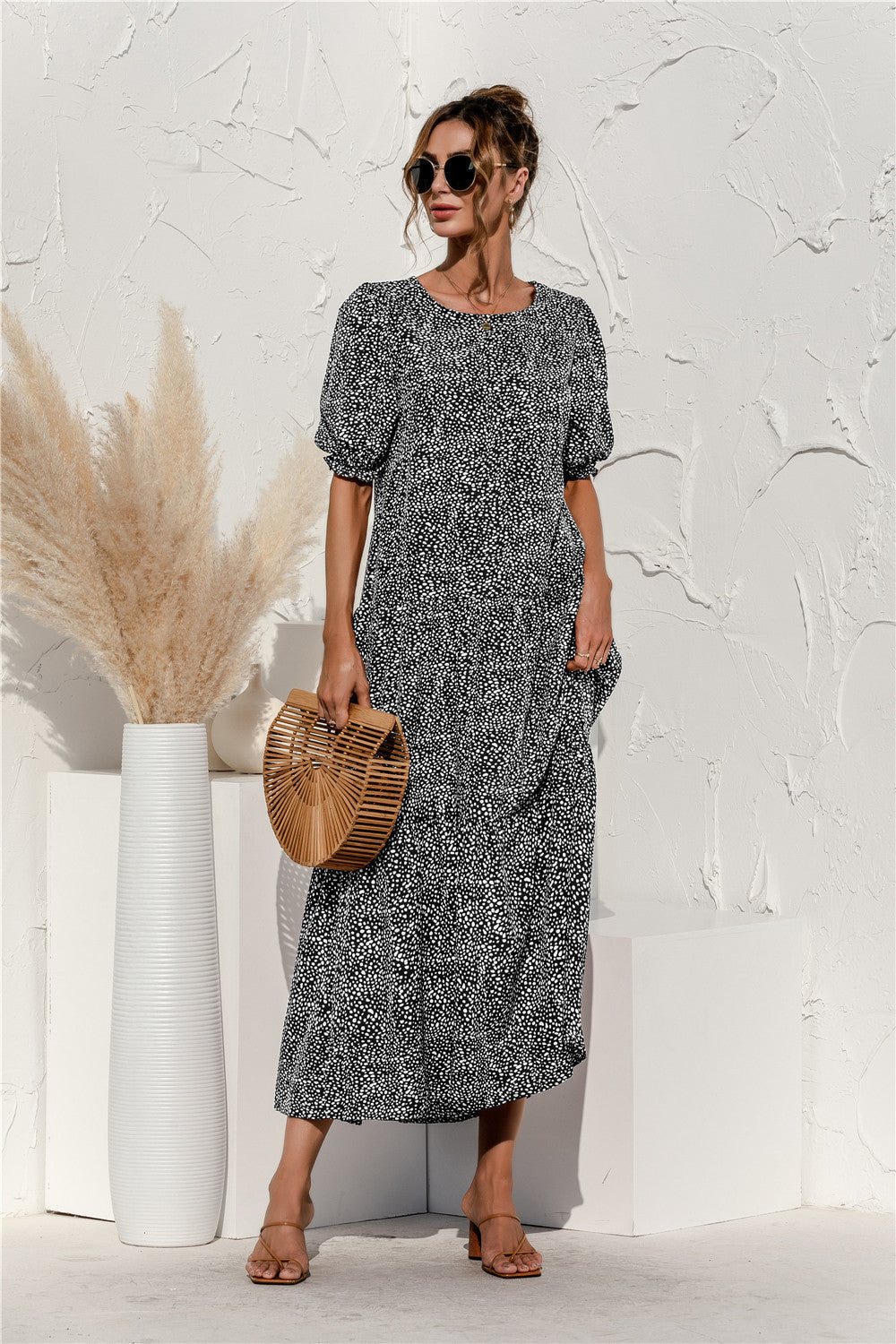 JO | Gingham midi dress for every day