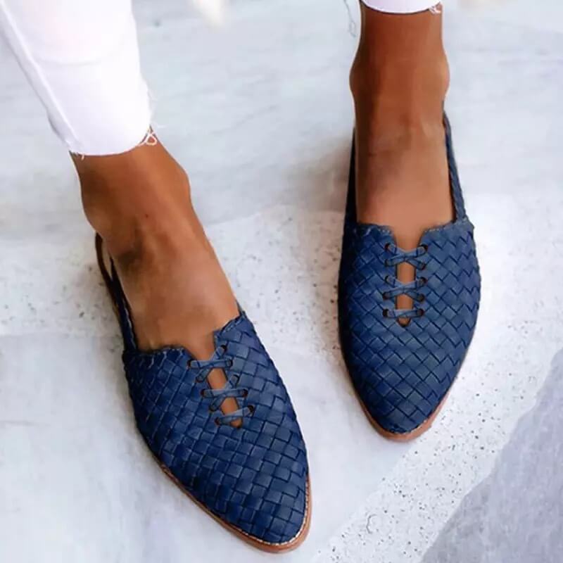 JO | Woven slip-on flats