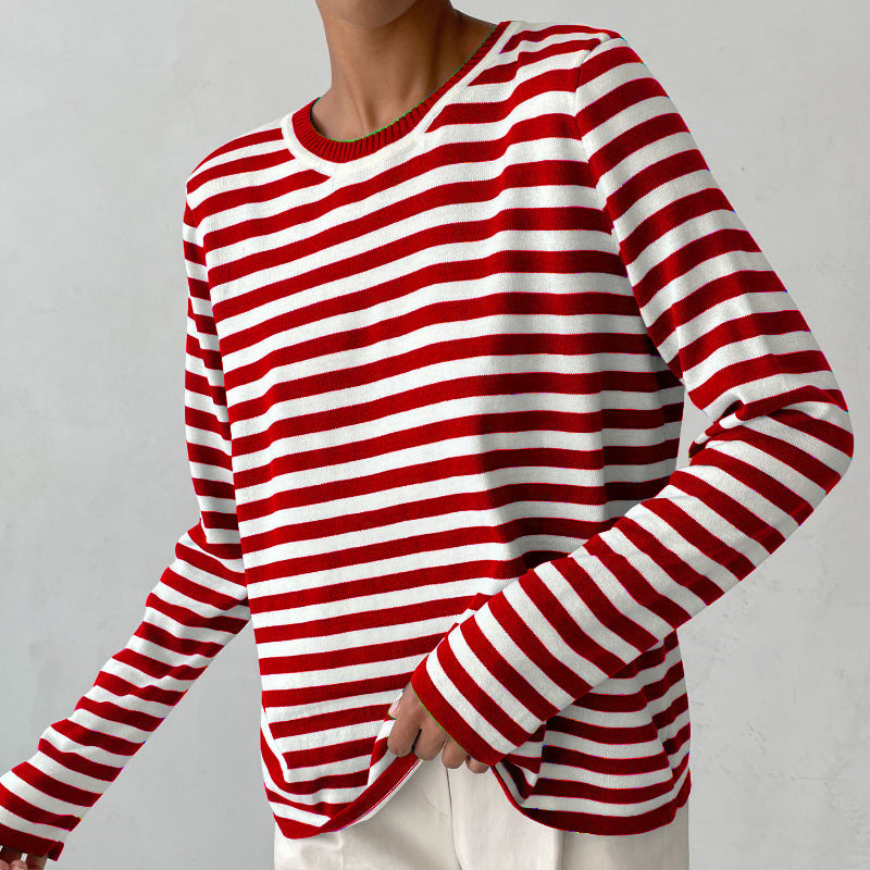 JO | Classic striped long-sleeved shirt