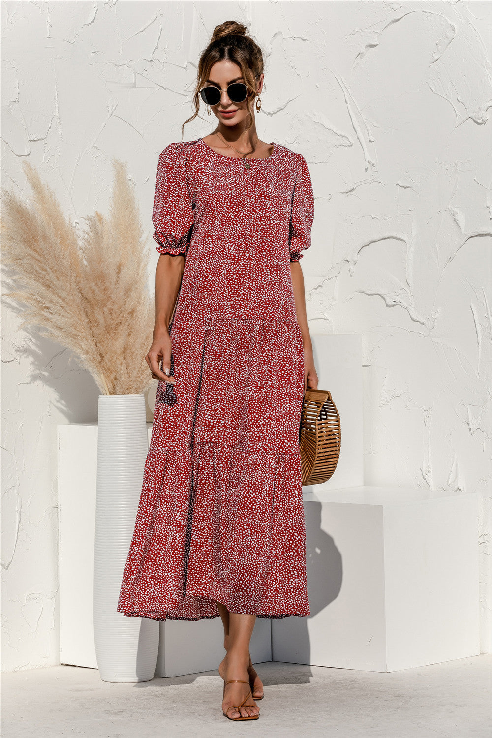 JO | Gingham midi dress for every day