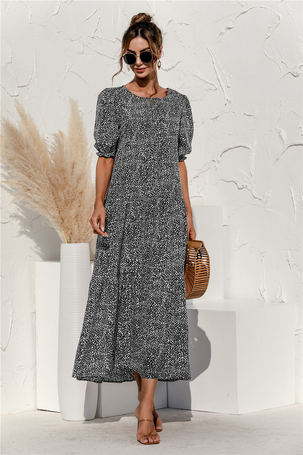 JO | Gingham midi dress for every day