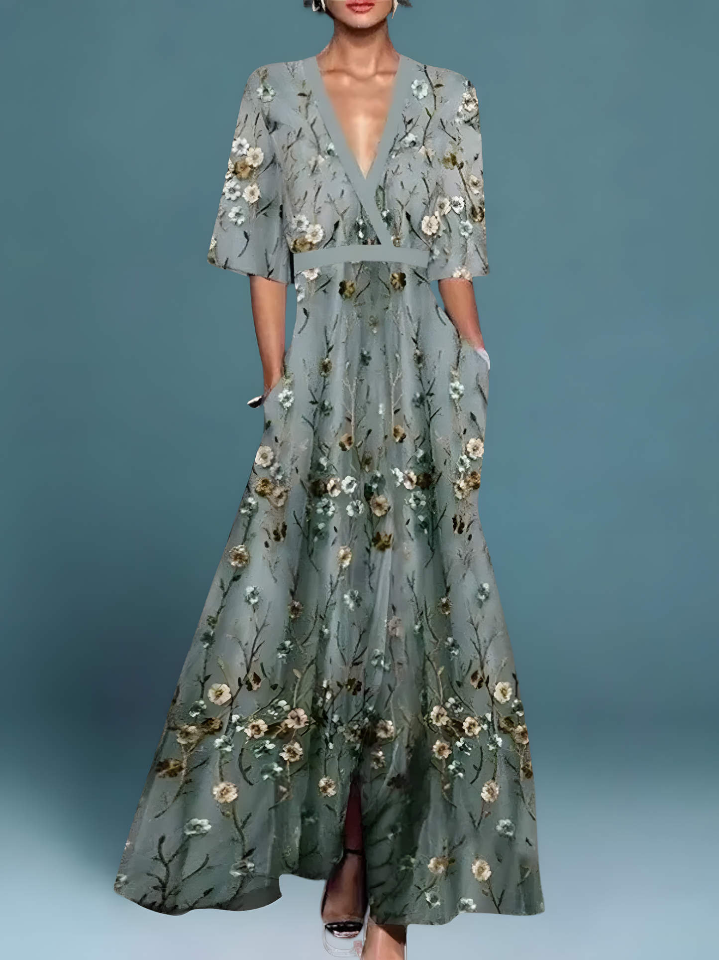JO | Elegant floral dress for the wallet