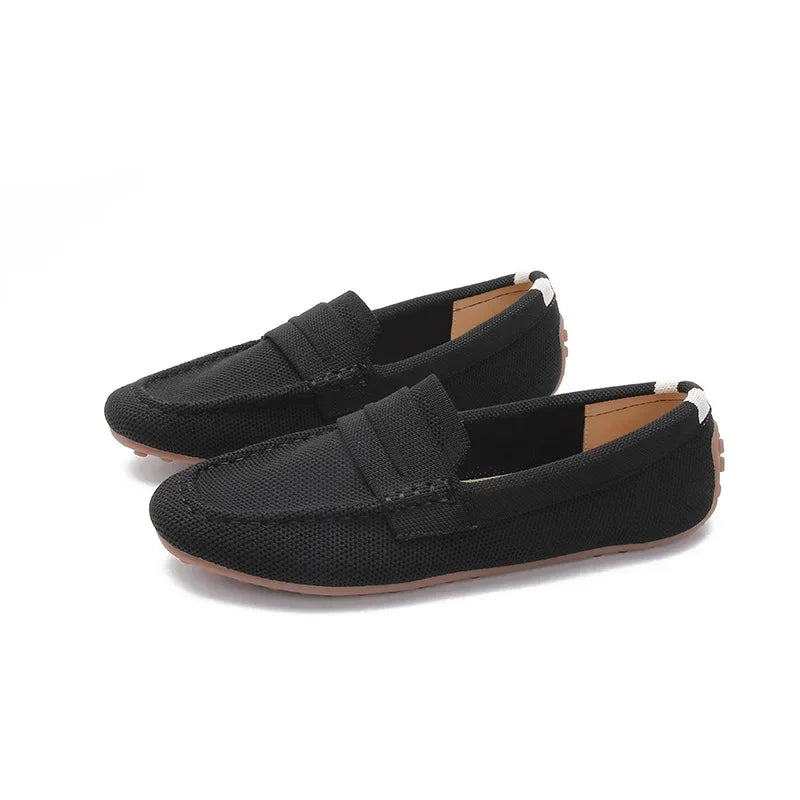 Loafers Women Summer New 's Mokasin Shoes Flat Loafers Slip-on Flat Shoes Runway Formal Business Walk Shoes Mujer