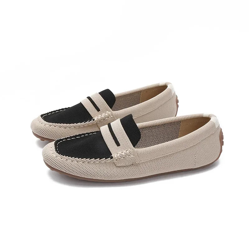 Loafers Women Summer New 's Mokasin Shoes Flat Loafers Slip-on Flat Shoes Runway Formal Business Walk Shoes Mujer