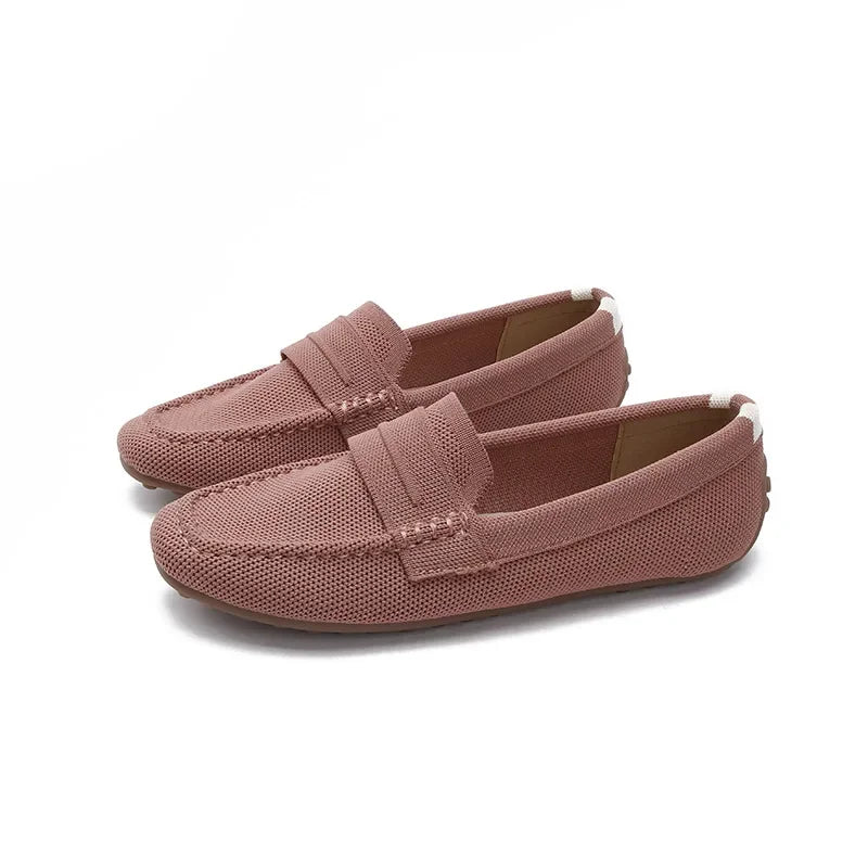 Loafers Women Summer New 's Mokasin Shoes Flat Loafers Slip-on Flat Shoes Runway Formal Business Walk Shoes Mujer