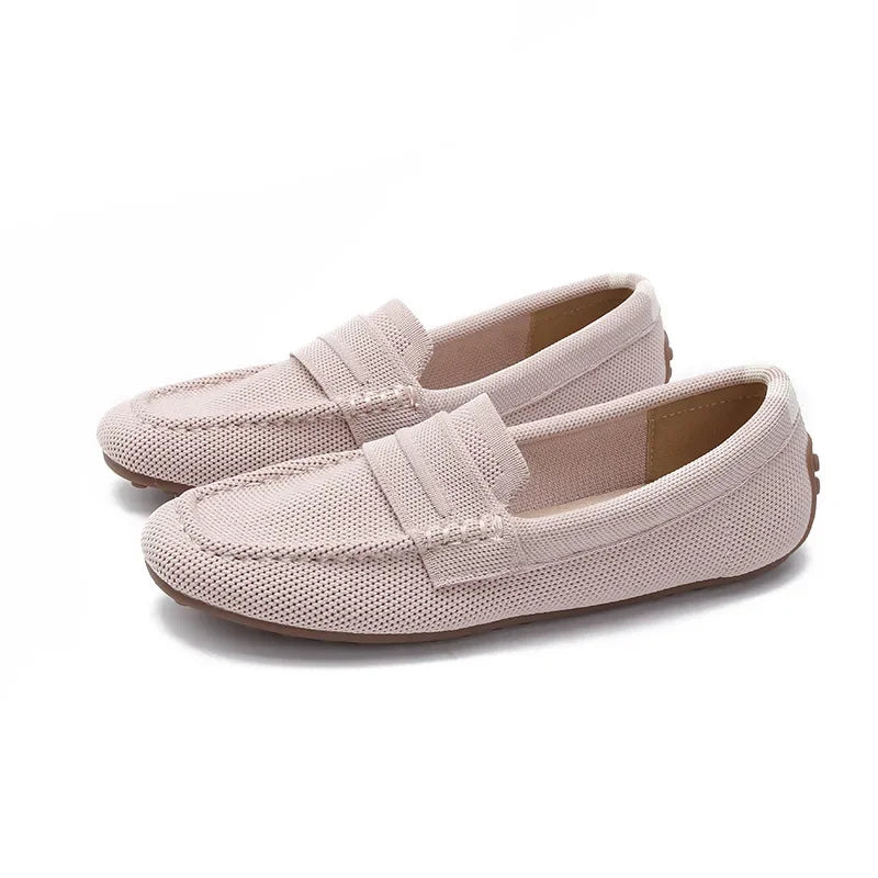 Loafers Women Summer New 's Mokasin Shoes Flat Loafers Slip-on Flat Shoes Runway Formal Business Walk Shoes Mujer