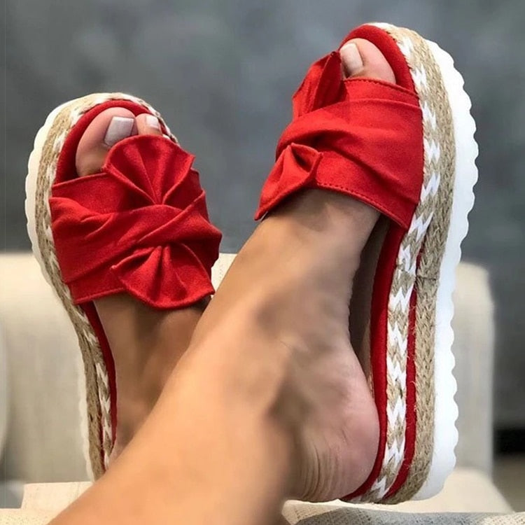 JO | | Trendy summer sandals with bow