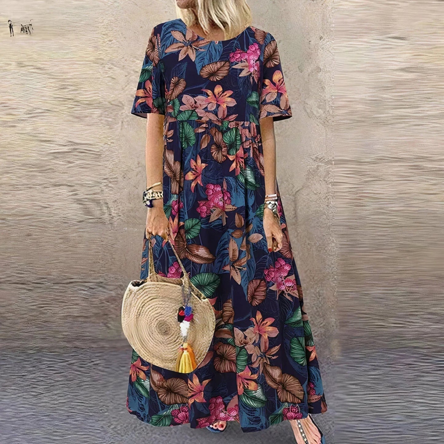 JO | Boho Breeze maxi dress with floral print