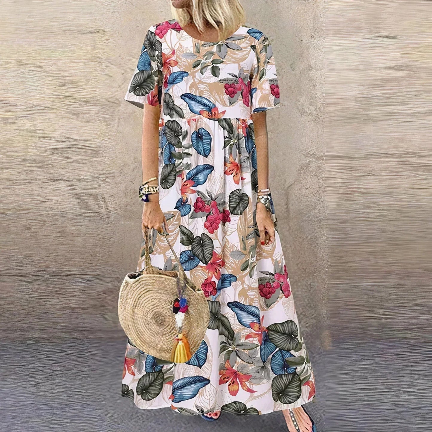 JO | Boho Breeze maxi dress with floral print