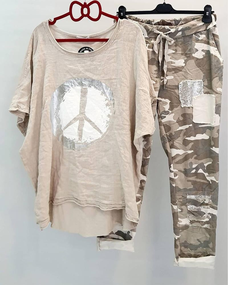 JO | Camouflage-coloured patchwork set