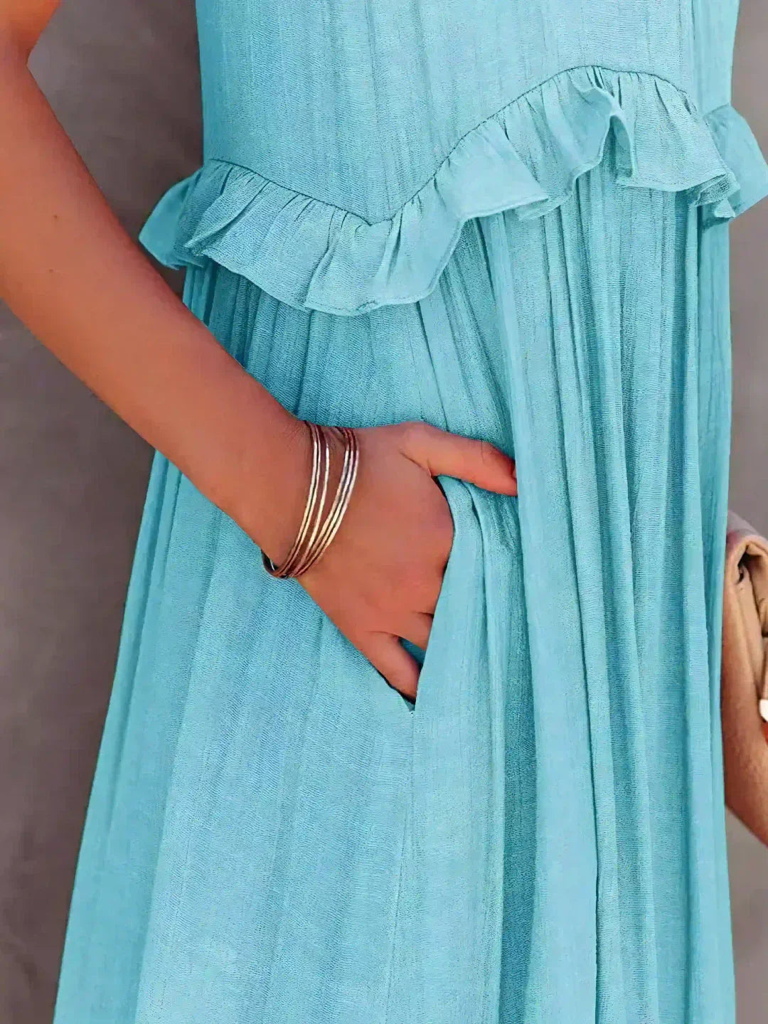 JO | Effortless Ruffle Maxi Dress