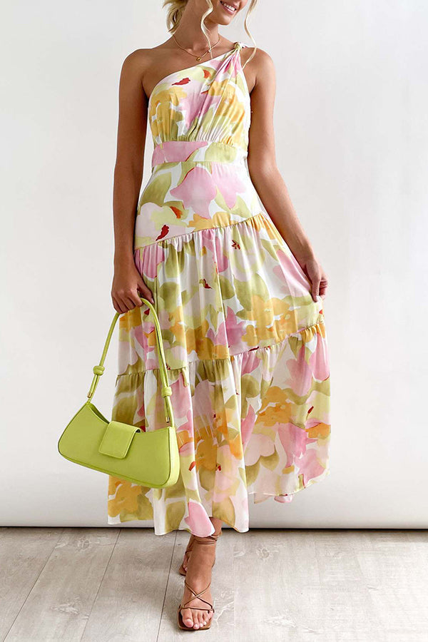 JO | Mid-length, off-the-shoulder, sleeveless midi dress