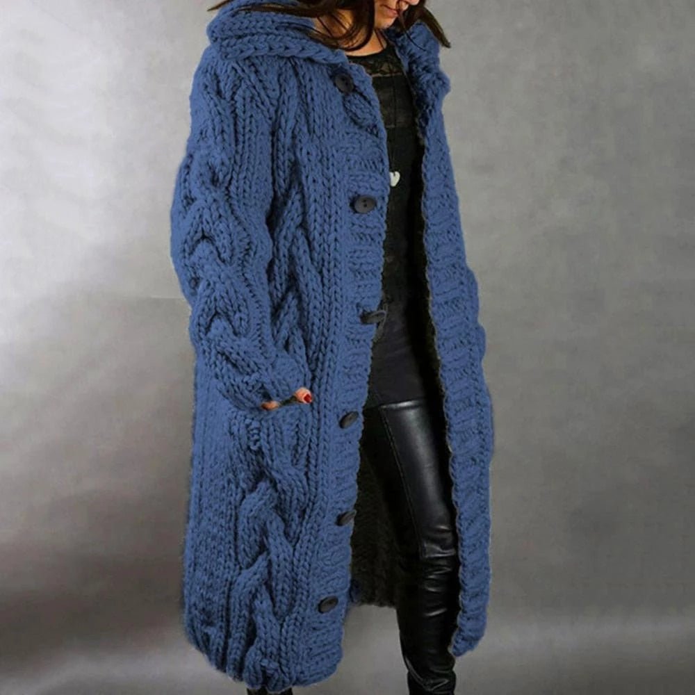 JO | Cozy knitted coat for women