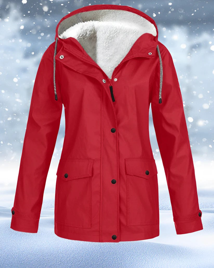 JO | Soft and knitted, oversized fleece coat