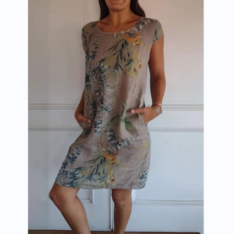 JO | Botanical midi dress