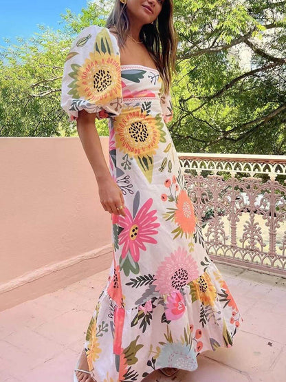 JO | Maxi dress with floral print