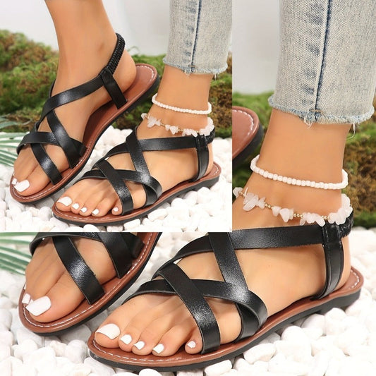 JO | | Trendy, monochrome sandals for women