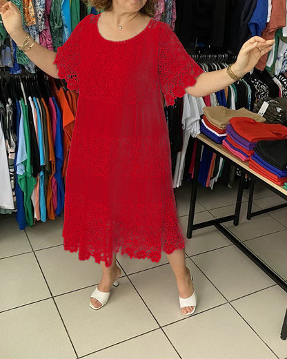 JO | Timeless lace midi dress