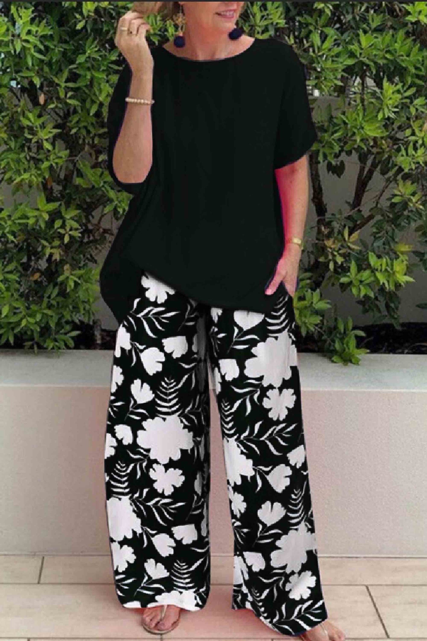JO | Slim, cool top and pants