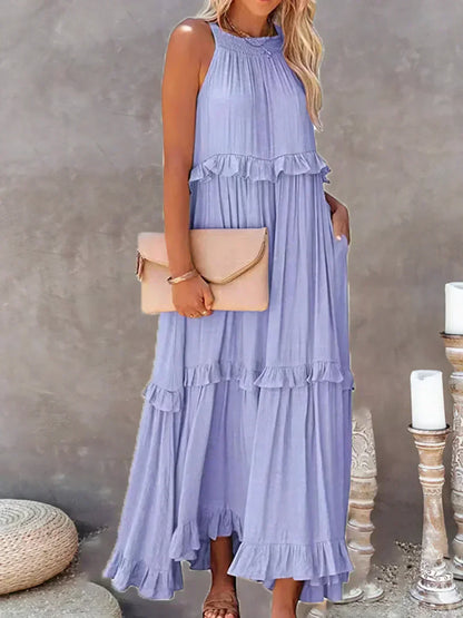 JO | Effortless Ruffle Maxi Dress