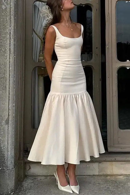 JO | Ruffle midi dress